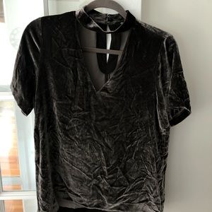 Madewell Crushed Velvet Tee